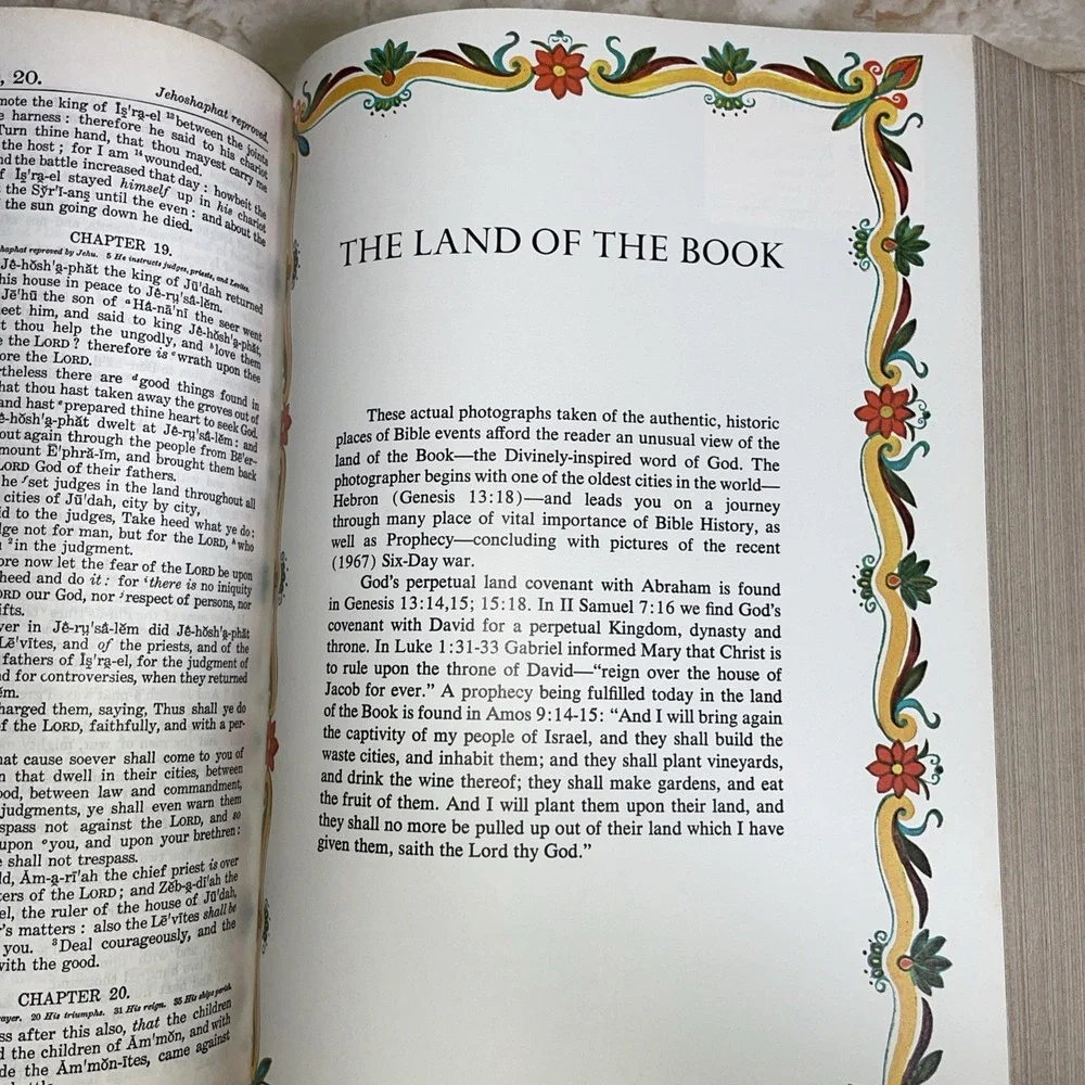 Holy Bible KJV Family Altar Edition Crusade Bible Publisher White Padded Leather